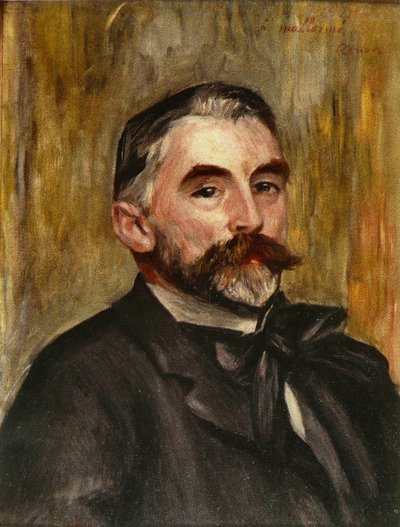 Stéphane Mallarmé door Pierre Auguste Renoir